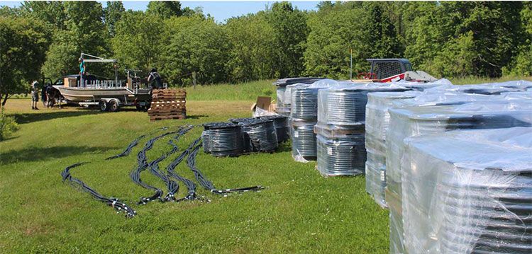 Aeration inventory at the State Park.